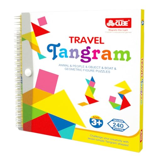 Reise-Tangogramm – magnetische Puzzles geometrische Formen | montessorii Road Trip Games i q Book Puzzle Puzzle Geschenk für Kinder Reise-Tangogramm – magnetische Puzzles geometrische Formen | montessorii Road Trip Games i q Book Puzzle Puzzle Geschenk für Kinder von Générique
