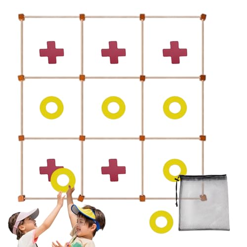 Riesenspiel für den Außenbereich | Partyspiel für Garten und Außenbereich – Lernspielzeug für Kinder, entwickelt die Hand-Augen-Koordination, für Geburtstag, Camping, Garten, Familienfeiern von Générique
