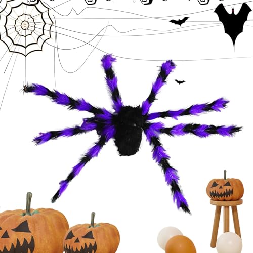 Riesige Halloween-Dekoration, Plüsch, 75 cm, Halloween-Hof, Spinnen-Webdekoration, flexible Halloween-Dekoration mit roten Augen, für die Terrasse, Riesige Halloween-Dekoration, Plüsch, 75 cm, Halloween-Hof, Spinnen-Webdekoration, flexible Halloween-Dekoration mit roten Augen, für die Terrasse, von Générique