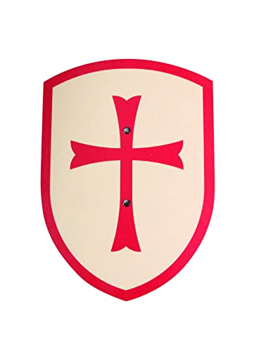 Generique - Kinder-Ritter-Schutzschild Weiss-rot Generique - Kinder-Ritter-Schutzschild Weiss-rot von Generique -