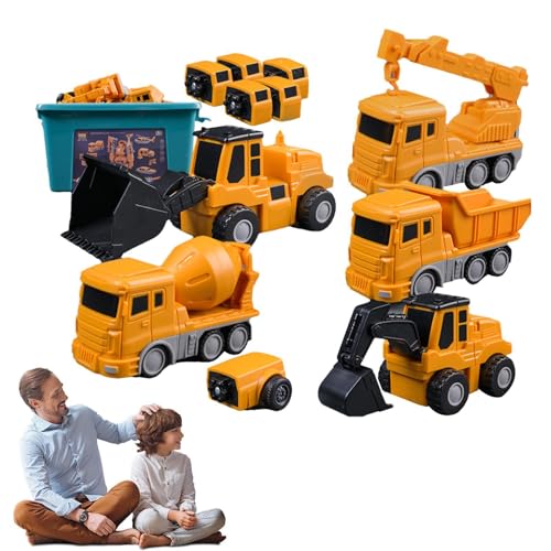 Robot Car Toys – Transformiert Roboter Engineering Bau Car Toys – Kreative Transform Car Touet, Spielzeug für Spiel- und Baufahrzeuge für Spiel und Fähigkeiten Robot Car Toys – Transformiert Roboter Engineering Bau Car Toys – Kreative Transform Car Touet, Spielzeug für Spiel- und Baufahrzeuge für Spiel und Fähigkeiten von Générique