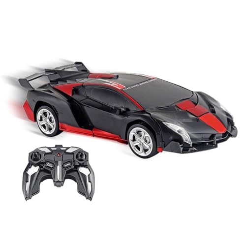 Roboterauto, ferngesteuertes Auto, elektrisch, umwandelbar, Spielzeug für Kinder, Lernaktivitäten, spielerisch, für Jungen und Mädchen, für den Innen- und Außenbereich, Garten von Générique
