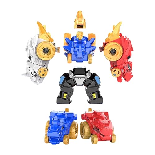 Roboterumwandlung, Bausatzfahrzeuge für Roboter, 5-in-1, Dinosaurier-Action-Figur verwandelt sich in Roboterspielzeuge – verwandelt Dinosaurier-Spielzeug AV Roboterumwandlung, Bausatzfahrzeuge für Roboter, 5-in-1, Dinosaurier-Action-Figur verwandelt sich in Roboterspielzeuge – verwandelt Dinosaurier-Spielzeug AV von Générique