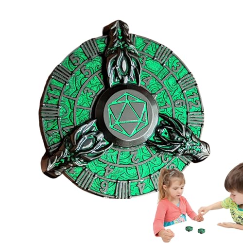 Roulette-Würfel, einzigartige Spielwürfel, Polyedrisches Drachenwürfel-Set | Fidget Spielzeug aus Zinklegierung, Retro-Rad-Zahnrad, Rouletten-Spinner für Tischspiel Roulette-Würfel, einzigartige Spielwürfel, Polyedrisches Drachenwürfel-Set | Fidget Spielzeug aus Zinklegierung, Retro-Rad-Zahnrad, Rouletten-Spinner für Tischspiel von Générique