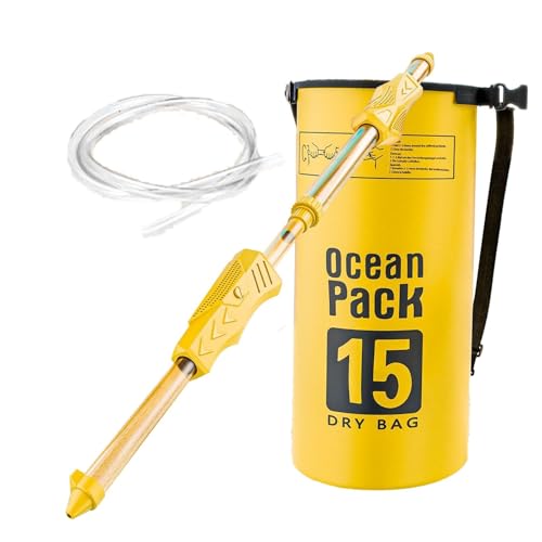 Rucksack Water Soaker, High-Capacity Spraying Toy, verstellbare Straps, Long-Range WaterBlasters, 1 l Tank, Outdoor Summer Pool Games, 40 x 14 x 10 cm 650 g Pink Yellow Blue von Générique