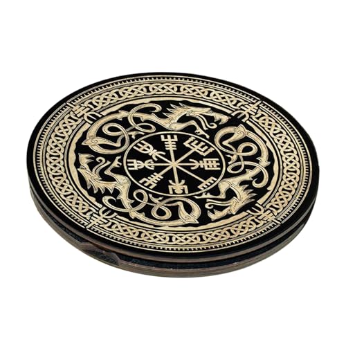 Runenspiel aus Holz, heidnische Runen – Werkzeug zur Weissagung aus Holz mit dekorativen Ornamenten und Magnetbox für Meditation, Anfänger, Frauen, Spirituelle und Rituale Runenspiel aus Holz, heidnische Runen – Werkzeug zur Weissagung aus Holz mit dekorativen Ornamenten und Magnetbox für Meditation, Anfänger, Frauen, Spirituelle und Rituale von Générique