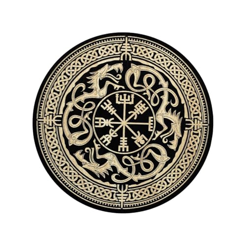 Runes Anfänger, Ritual Meditation Tools, 8,66 x 0,51 Zoll Tragbares Holz-Set, magnetischer Aufbewahrungsbox, handgemachte spirituelle Ornamente für Männer Frauen Altar, Wahrsagen-Dekoration von Générique