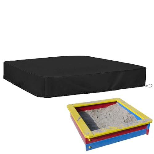 Sandkastenabdeckung – Sandkastenabdeckung für Sandkasten, Sandkasten mit Deckel | Sandkastenmarkise staubdicht, wasserdicht und reißfest zum Spielen von Générique