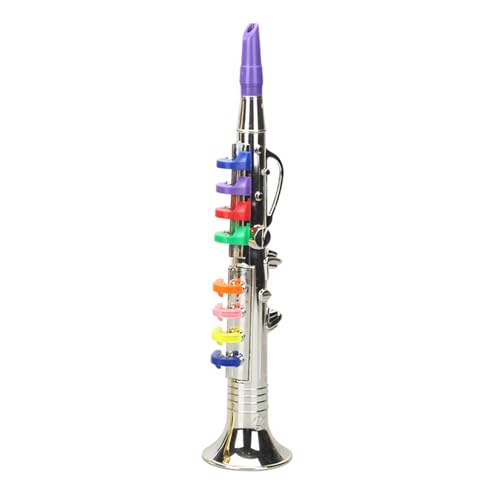 Saxophon für Kinder, Musical Sound Toy, mit 8 farbigen Notenschlüsseln, geeignet für Teach Basic Songs, Lerninstrument für Kinder, leichtes Material Saxophon für Kinder, Musical Sound Toy, mit 8 farbigen Notenschlüsseln, geeignet für Teach Basic Songs, Lerninstrument für Kinder, leichtes Material von Générique