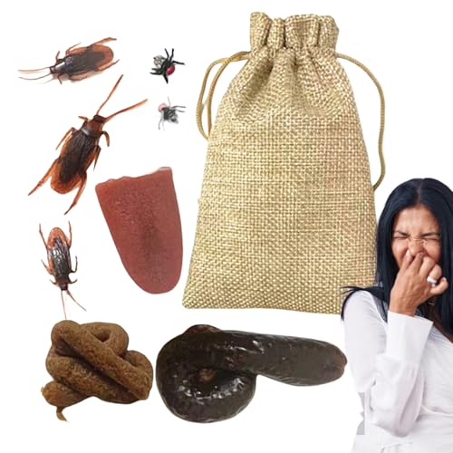 Scherzset – Set mit 10 Kot aus Kunststoff – Witze 1. April Streichspiele Gags und Witzspielzeug, Halloween-Zubehör Scherzset – Set mit 10 Kot aus Kunststoff – Witze 1. April Streichspiele Gags und Witzspielzeug, Halloween-Zubehör von Générique