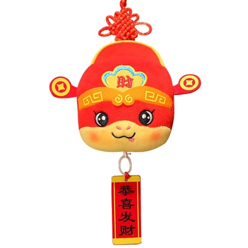 Schlange Plüschtier, Schlange Plüschtier, Neujahr Plüschtier Schlange 4 Zoll Plüschtier Jahr der Schlange, dekorative Plüschtiere des Mondjahres für den d von Générique