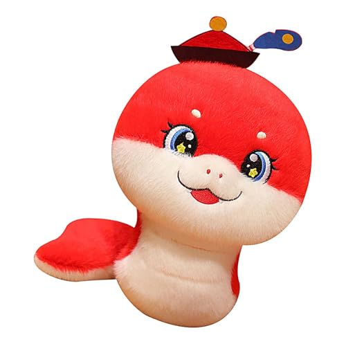 Schlange aus Plüsch für die Frühlingsfeier – Plüschpuppe Schlange, kuscheliges Maskottchen aus Plüsch, traditionelles Spielzeug | Kuscheltiere für Dekoration des Frühlingsfestivals Schlange aus Plüsch für die Frühlingsfeier – Plüschpuppe Schlange, kuscheliges Maskottchen aus Plüsch, traditionelles Spielzeug | Kuscheltiere für Dekoration des Frühlingsfestivals von Générique