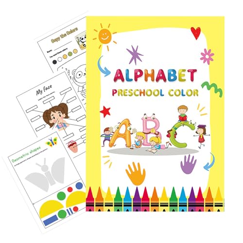 Schreibhefte für Kleinkinder, wiederverwendbares Alphabet-Lernheft – Lernspielzeug für Buchstaben und Schulbedarf für den Kindergarten Schreibhefte für Kleinkinder, wiederverwendbares Alphabet-Lernheft – Lernspielzeug für Buchstaben und Schulbedarf für den Kindergarten von Générique