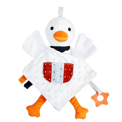 Schwan Handpuppe, Plüschtier für Babys, Entenpuppe, Plüschtier | sensorisches Wildschwan-Spielzeug | Schwan umarmend, beruhigende Plüschtiere von Générique