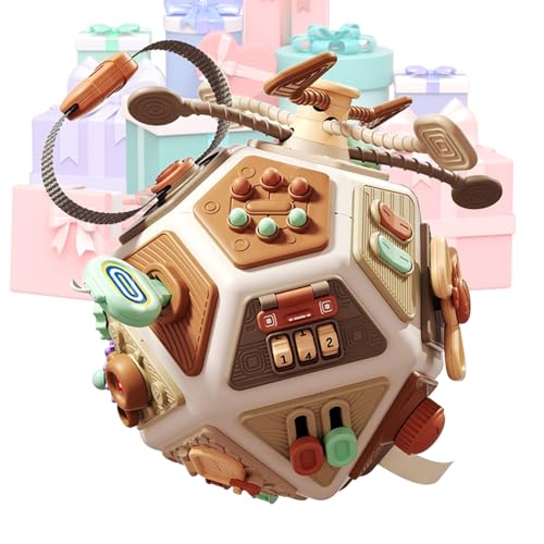 Sensorischer Aktivitätswürfel, Lernspiel für Eltern und Kinder, interaktives Lernspiel für Kleinkinder, für Autositz zu Hause und Lufttransport Sensorischer Aktivitätswürfel, Lernspiel für Eltern und Kinder, interaktives Lernspiel für Kleinkinder, für Autositz zu Hause und Lufttransport von Générique