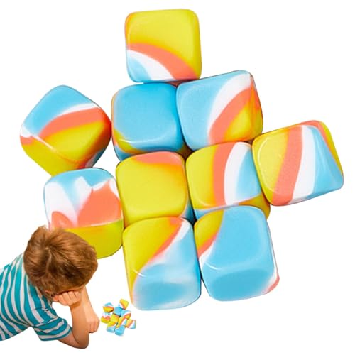 Silikon Stein Bausteine Spielzeug, Bunte Silikon Fingerspitzen Spielzeug Bunte Stein Fingerspitzen Spielzeug Spielzeug Illumination Puzzle Früherziehung Spielzeug für Zuhause, Schiff von Générique
