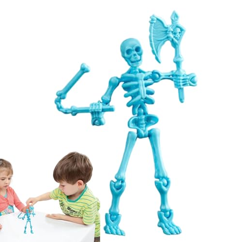 Skelett mit beweglichen Gelenken, Desktop-Figur | Roboter-Actionfigur mit beweglichen Multigelenken - Skelette für Halloween Skelett Halloween Deko Kleine Fig Skelett mit beweglichen Gelenken, Desktop-Figur | Roboter-Actionfigur mit beweglichen Multigelenken - Skelette für Halloween Skelett Halloween Deko Kleine Fig von Générique