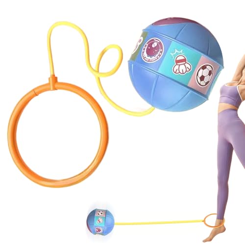 Skip Ball, Led Toy, Light Up Ankle Spinner für Outdoor Fitness Spaß, Interaktives Blau & Pink Playground Game Teens Kids Erwachsene, Übung Activity Equipment Schule Yard Garden Backyard Party Home von Générique