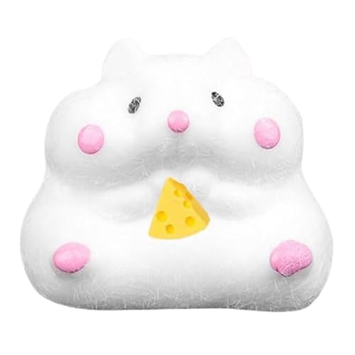 Soft Hamster Stress Relief Toys, Squeezing Stretch Animal Toy, 5,6 x 1,97 cm, Vielseitiges Sensory Entspannungsfidget, tragbar und leicht für Erwachsene, Kinder, Jugendliche, Mädchen, Soft Hamster Stress Relief Toys, Squeezing Stretch Animal Toy, 5,6 x 1,97 cm, Vielseitiges Sensory Entspannungsfidget, tragbar und leicht für Erwachsene, Kinder, Jugendliche, Mädchen, von Générique