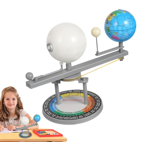Solar System Model - Planet Model | Earth Model | Sun Earth Moon Orbital Model with Light-Up Planets Moon Model Sun Earth Moon Orbital Model with Rotating Parts Solar Teaching Aids Solar System Model von Générique