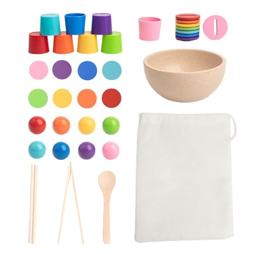 Spiel mit Formen in 8 Farben – Farbsortierspielzeug geeignet für Kinder | Lernspielzeug für Kinder | Lernspielzeug für Kinder | Farblernen für Kleinkinder im Vorschulalter von Générique