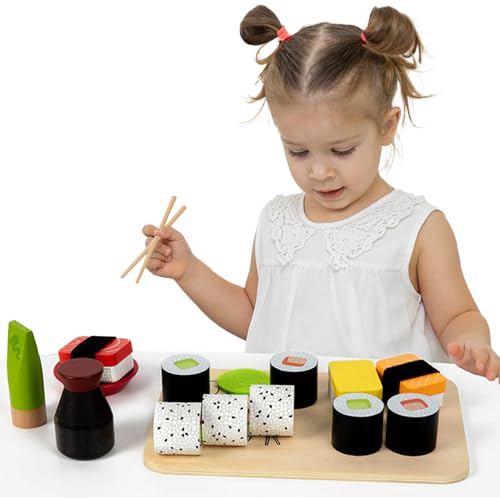Spielzeug-Küchenset – Sushi-Spielset, kreatives Kochspiel | Dummy Essen, Herstellung von gefälschtem Sushi, kreatives handgefertigtes Spiel für Mädchen, Jungen, Klassenzimmer, matt Spielzeug-Küchenset – Sushi-Spielset, kreatives Kochspiel | Dummy Essen, Herstellung von gefälschtem Sushi, kreatives handgefertigtes Spiel für Mädchen, Jungen, Klassenzimmer, matt von Générique