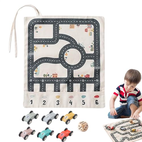 Spielzeug-Set aus Holz – interaktives Spiel für kreative Holzautos | Kartuschen-Set mit Teppichspieler aus Segeltuch, Labyrinth für Autos, Lernspiel P Spielzeug-Set aus Holz – interaktives Spiel für kreative Holzautos | Kartuschen-Set mit Teppichspieler aus Segeltuch, Labyrinth für Autos, Lernspiel P von Générique