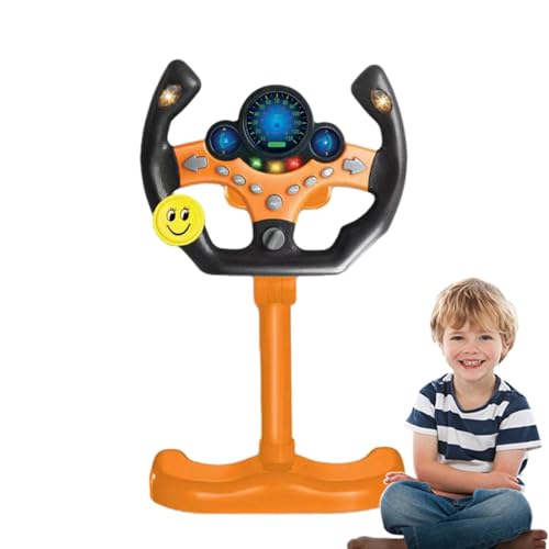 Spielzeug am Lenkrad | Spielzeug-Lenkrad für Kinder | Fahrspielzeug am Lenkrad | Simulierter Fahrcontroller mit Licht und Sound | elektrisches Lernspielzeug für Jungen und Mädchen Spielzeug am Lenkrad | Spielzeug-Lenkrad für Kinder | Fahrspielzeug am Lenkrad | Simulierter Fahrcontroller mit Licht und Sound | elektrisches Lernspielzeug für Jungen und Mädchen von Générique