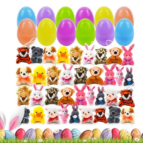 Spielzeug für Ostereier, vorgekleidete Ostereier mit Spielzeug, vorgefüllte Eier, Tiere, Tierspielzeug für Hunt Game, Ostern im Klassenzimmer Spielzeug für Ostereier, vorgekleidete Ostereier mit Spielzeug, vorgefüllte Eier, Tiere, Tierspielzeug für Hunt Game, Ostern im Klassenzimmer von Générique