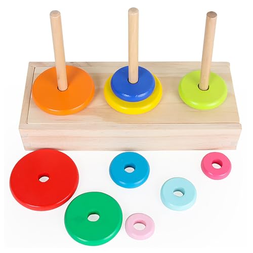 Spielzeug zum Sortieren und Stapeln aus Holz – Spielzeug zum Stapeln von Formensortierern aus Holz | Bogenziegel für Kinder Preschool Educational Learning, Farbsortier-Puzzles Spielzeug zum Sortieren und Stapeln aus Holz – Spielzeug zum Stapeln von Formensortierern aus Holz | Bogenziegel für Kinder Preschool Educational Learning, Farbsortier-Puzzles von Générique