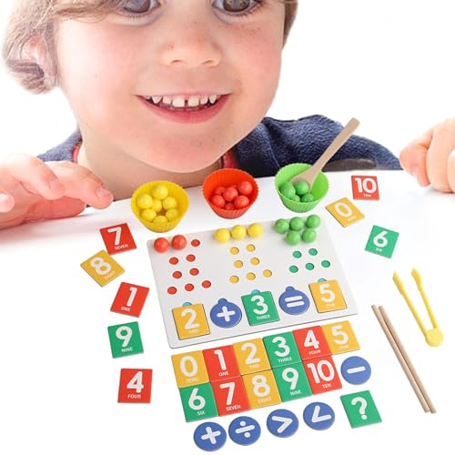 Spielzeug zum Sortieren von Farben, Regenbogenperlen, Regenbogen-Perlenspiel, Zahlen-Zersetzung, Perlenspielzeug mit Klemmmotor, mathematisches Erlebnis, ab 3 Jahren Spielzeug zum Sortieren von Farben, Regenbogenperlen, Regenbogen-Perlenspiel, Zahlen-Zersetzung, Perlenspielzeug mit Klemmmotor, mathematisches Erlebnis, ab 3 Jahren von Générique