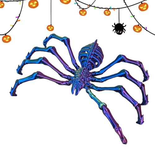 Spinne mit Gelenken, Spinnenspielzeug, bedruckt in | falsche Spinnen-Figuren, Spielzeug für Büro, für Erwachsene, Anti-Stress-Spielzeug für den Arbeitsplatz und das Haus Spinne mit Gelenken, Spinnenspielzeug, bedruckt in | falsche Spinnen-Figuren, Spielzeug für Büro, für Erwachsene, Anti-Stress-Spielzeug für den Arbeitsplatz und das Haus von Générique