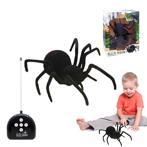 Spinnenspielzeug, RC-Modell, Horrorspinne, elektrisch, ferngesteuertes Spielzeug, lustiges Witz-Zubehör, Gag Spielzeug für Halloween Spinnenspielzeug, RC-Modell, Horrorspinne, elektrisch, ferngesteuertes Spielzeug, lustiges Witz-Zubehör, Gag Spielzeug für Halloween von Générique