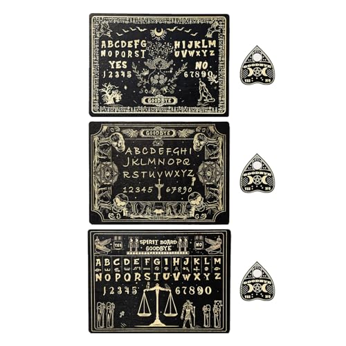 Spirit Board Game, Mini Talking, Mystical Wahrsagen-Set, 33 x 22 x 0,8 cm für Planchette, Ghost Hunting und Heimdekoration, Highly Durable Spirit Talking von Générique