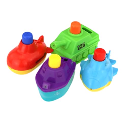 Spray Water Toy, Submarine Bath Fountain, Interactive Sprinkler Toys, Sensory Development Fun, Battery-Powered Floating Play, 1 Stück, Gelb für Alter 1-3, Baths Time von Générique