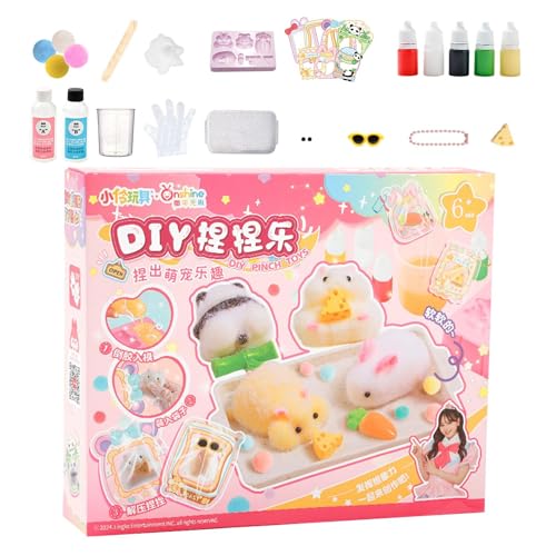 Squee-Fidget Toys-Funny Tier Quetschball | Niedliches Stress-Spielzeug mit Hintern | sensorisches Spielzeug für die Hände der Hände, Anti-Stress-Ball in Tierform für die Schule zu C von Générique