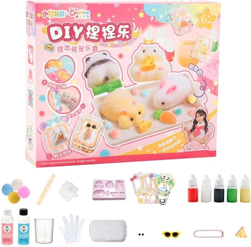Squishy Making Set zum Zusammendrücken aus flüssigem Silikon, Spielzeug in Tierform, niedliches sensorisches Spielzeug, langsames Rückprall von Générique