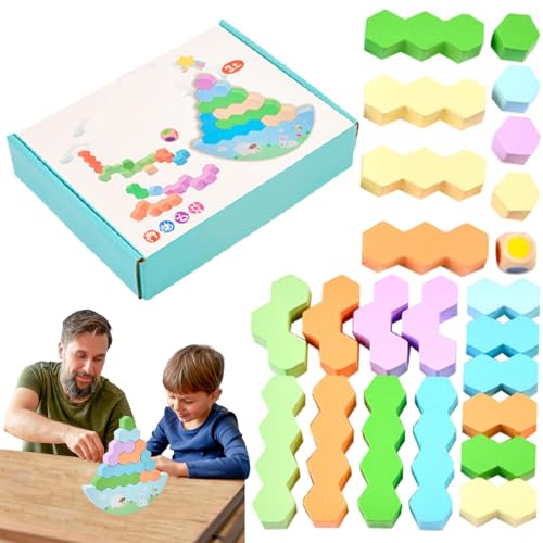 Stapelbares Balance-Spielzeug aus Holz, Balance-Stapelspielzeug aus Holz | Blockiert sensorisches Spielzeug – Holzstapelblöcke – Lernspielzeug, Balancespiel für Kleinkinder von 2 bis 5 Jahren Stapelbares Balance-Spielzeug aus Holz, Balance-Stapelspielzeug aus Holz | Blockiert sensorisches Spielzeug – Holzstapelblöcke – Lernspielzeug, Balancespiel für Kleinkinder von 2 bis 5 Jahren von Générique