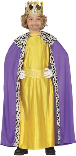 Sternsinger-Kinderkostüm Balthasar-Verkleidung gelb-lila - Gelb Sternsinger-Kinderkostüm Balthasar-Verkleidung gelb-lila - Gelb von Generique -