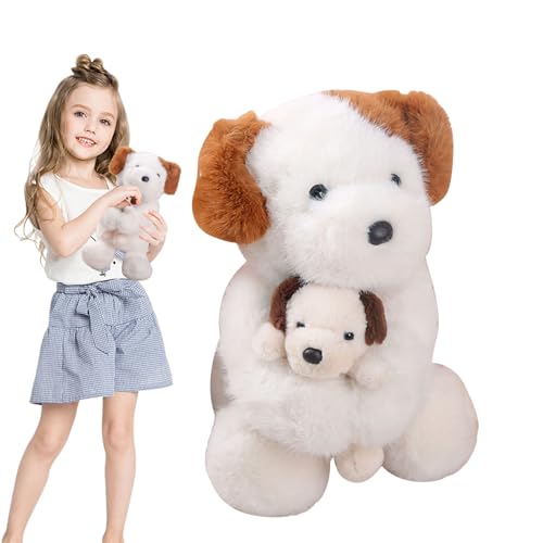 Stuffed Dogs | Stuffed Dog Holding Plüsch Puppy Tier Puppe – Niedliche Figur Indoor Ornament Kinder Soothing Companion Soft Cushion for Son, Girlfriend Stuffed Dogs | Stuffed Dog Holding Plüsch Puppy Tier Puppe – Niedliche Figur Indoor Ornament Kinder Soothing Companion Soft Cushion for Son, Girlfriend von Générique
