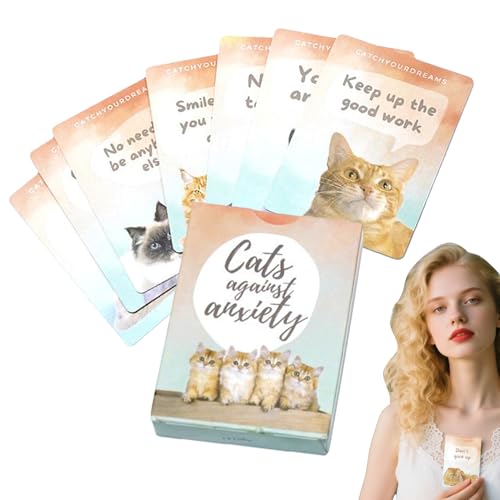 Tarot Cards, 50 Stück Divinatory Oracle Deck, 3,94 x 2,95 x 0,98 Zoll, einfach zu bedienen, tragbares Familien-Entertainment-Kartenspiel für Zuhause, Club, Spirituelle Einblicke und lustige Tarot Cards, 50 Stück Divinatory Oracle Deck, 3,94 x 2,95 x 0,98 Zoll, einfach zu bedienen, tragbares Familien-Entertainment-Kartenspiel für Zuhause, Club, Spirituelle Einblicke und lustige von Générique