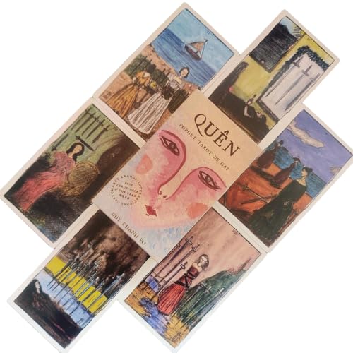 Tarot Cards, Oracle Deck, Psychologisches Insight Game mit Full English 78 Plus 2 Quen Forget Edition, Board Set für Zukunft und Past Reading Übung, 4,8 x 2,83 x 1,34 Zoll Tarot Cards, Oracle Deck, Psychologisches Insight Game mit Full English 78 Plus 2 Quen Forget Edition, Board Set für Zukunft und Past Reading Übung, 4,8 x 2,83 x 1,34 Zoll von Générique
