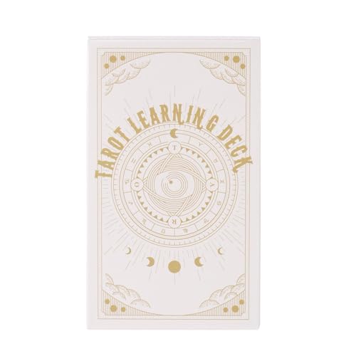 Tarot Learning Deck, Divination Card Deck, Beginner Tarot Cards, Wahrsagenspiel Set, Lernspiel Tarot Game, Tarot Prediction Deck, Full English Tarot, Tarot for Family von Générique