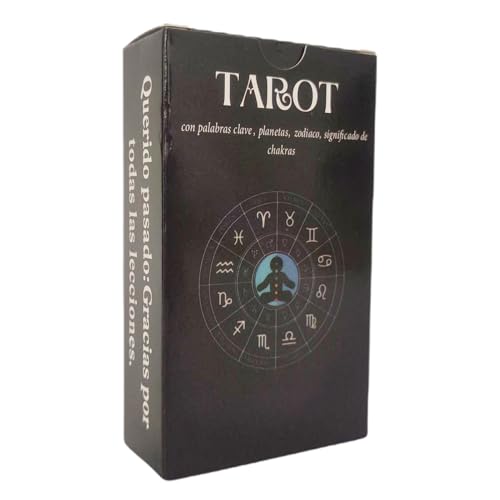Tarotkarten – 78 spanische Tarot-Deck für Freunde, leicht zu lesende Bedeutungen Standard mit Lesespiel, Brettspiel für die Party der Anfängerparty Tarotkarten – 78 spanische Tarot-Deck für Freunde, leicht zu lesende Bedeutungen Standard mit Lesespiel, Brettspiel für die Party der Anfängerparty von Générique