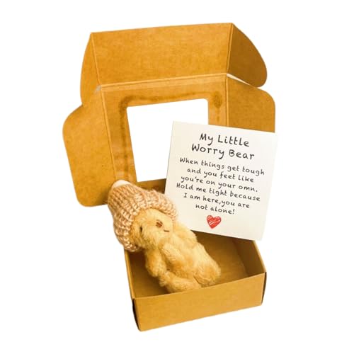 Teddybär – kleiner Plüschbär – handgefertigt | positiver Tierbegleiter, handgefertigt mit weicher und inspirierender Innendekoration für Valentinstag, Muttertag und Teddybär – kleiner Plüschbär – handgefertigt | positiver Tierbegleiter, handgefertigt mit weicher und inspirierender Innendekoration für Valentinstag, Muttertag und von Générique