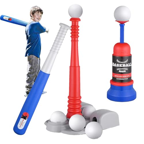 Tee-ball-Set für Kleinkinder, Tee-Ball-Set für Kleinkinder – interaktives Baseballspielzeug – Baseball-Spielzeug im Freien, T-Ball-Set für Kinder von 3 bis 5 Jahren Tee-ball-Set für Kleinkinder, Tee-Ball-Set für Kleinkinder – interaktives Baseballspielzeug – Baseball-Spielzeug im Freien, T-Ball-Set für Kinder von 3 bis 5 Jahren von Générique