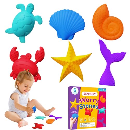 Tier-Fidget-Spielzeug, lustiges Meerestier-sensorisches Spielzeug, buntes und tragbares Fidget Toys, niedliches Stress-Relief-Spielzeug für Kinder, Engaging und Entspannungsspielzeug für Kinder, Tier-Fidget-Spielzeug, lustiges Meerestier-sensorisches Spielzeug, buntes und tragbares Fidget Toys, niedliches Stress-Relief-Spielzeug für Kinder, Engaging und Entspannungsspielzeug für Kinder, von Générique