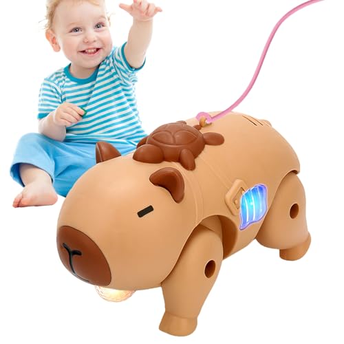 Tiere Roboter, Haustier – Capybara Walker Spielzeug Anime Begleiter Tier mit Licht und Musik für Vorschule Kindergarten Nachahmung Haus Tiere Roboter, Haustier – Capybara Walker Spielzeug Anime Begleiter Tier mit Licht und Musik für Vorschule Kindergarten Nachahmung Haus von Générique