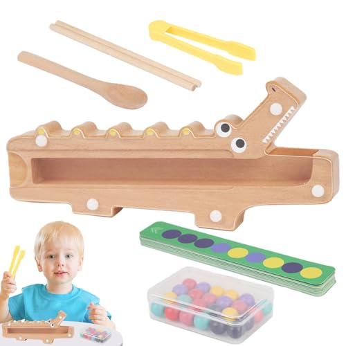 Tierfarben-Matching-Spiel, Farbabstimmungsspielzeug aus Holz | Krokodil-Sortierspiel, passendes Spielzeug für die Früherziehung | Cartoon-Sortierset, Spielzeug Tierfarben-Matching-Spiel, Farbabstimmungsspielzeug aus Holz | Krokodil-Sortierspiel, passendes Spielzeug für die Früherziehung | Cartoon-Sortierset, Spielzeug von Générique