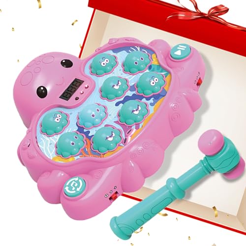 Toy Hammer Mole – Erfolgsreaktionsspiel, Toddler Toy Light-Up | Elektronisches Maulwurfspiel für die frühe Lernentwicklung, ein musikalisches Klangset mit Affich von Générique